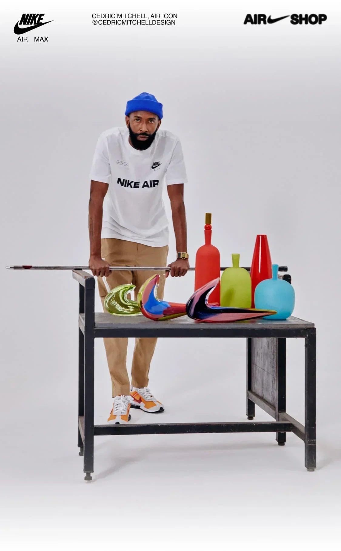 Cedric Mitchell Featured in Nike Air Max Pre-Day Campaign